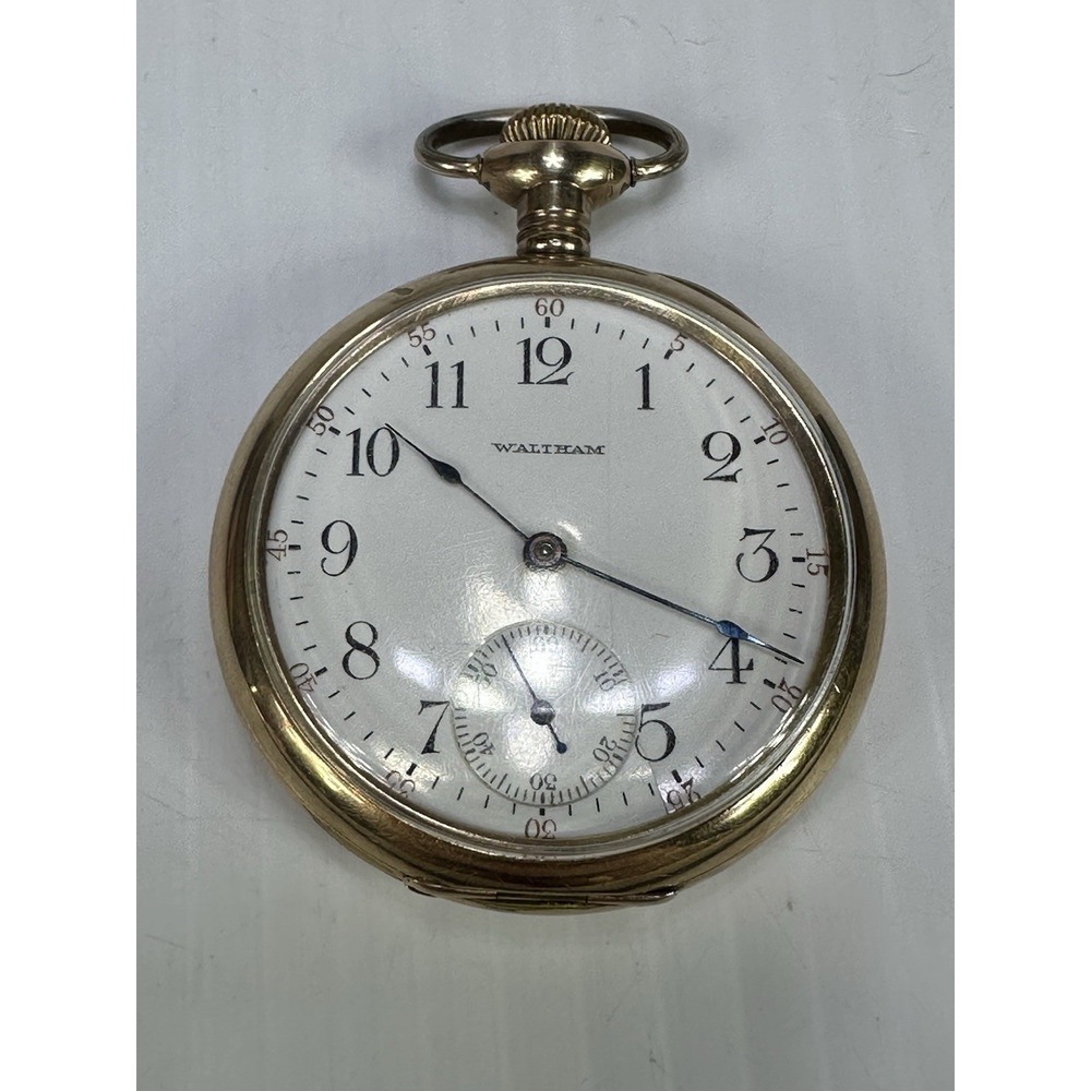 1906 Waltham Grade No. 618 16s Model 1899 15J Gold Filled Pocket Watch Running